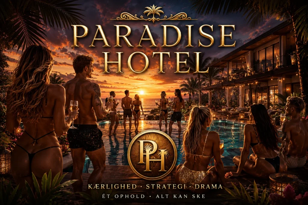 Se Paradise Hotel 2026 live på alle enheder med IPTV Danmark 2026 — dansk, svensk og norsk version inkluderet